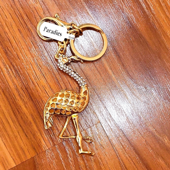 NWT Paradies flamingo key chain - Picture 5 of 5
